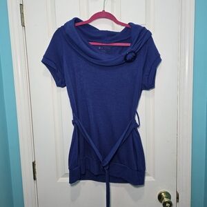 Blue Women's Top Size 1X